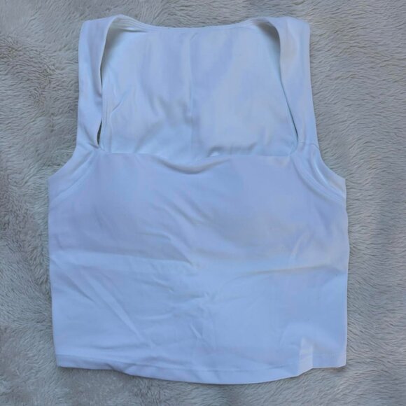 CRZ YOGA Butterluxe Womens Square Neck Longline Sports top NEW WITH TAGS - Picture 3 of 8